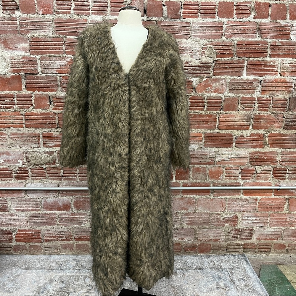 Long Faux Fur Coat